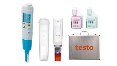 Testo 206-pH2 - pH meter sada Vpichnutá sonda pH2 pre mäkké potraviny